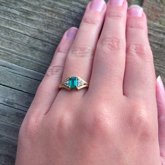 Kay Jewelers Jewelry K Gold Emerald Ring Poshmark